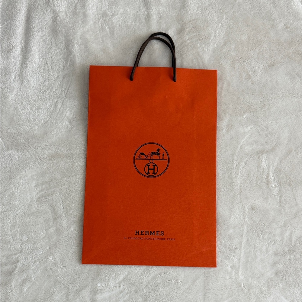 Hemes Paper Shopping Bag with Rope Handles